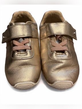 Marc Joseph Gold Kids Sneakers